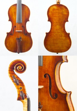 <p>
	Violin inspired by G.B.Guadagnini 1765<br />
	From the collection of Eastman School of Music,<br />
	Rochester,NY,USA<br />
	A.Andreev 2004<br />
	/ Antique Finish /</p>
