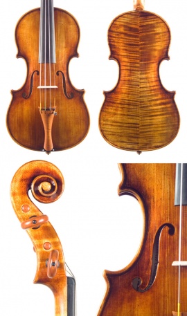<p>
	Violin inspired by<br />
	Nikola Gagliano 1735<br />
	A.Andreev 2006<br />
	/ Antique Finish /</p>
